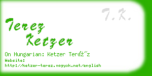 terez ketzer business card